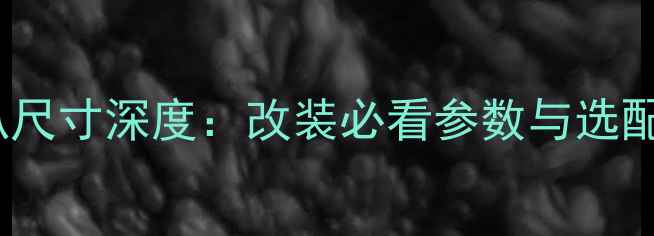 图片 🔥威志V2前门音响喇叭尺寸深度：改装必看参数与选配指南（附实测效果）1