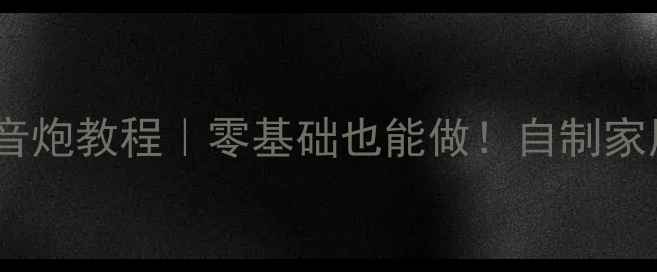 图片 🔥惠威10寸喇叭DIY低音炮教程｜零基础也能做！自制家用音响的终极指南🛠️