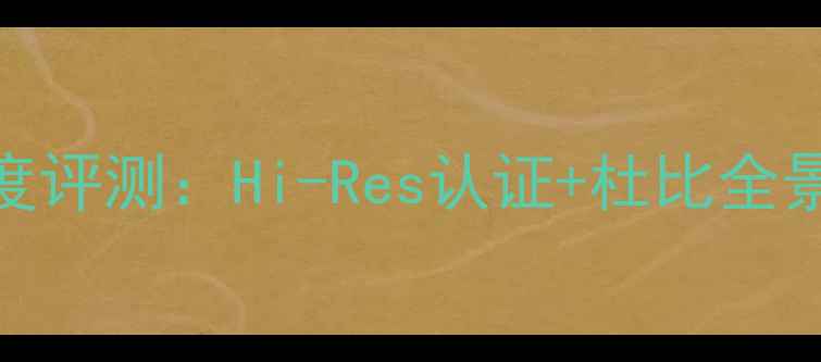 图片 🔥意大利雅乐功放前级深度评测：Hi-Res认证+杜比全景声，家庭影院音质天花板