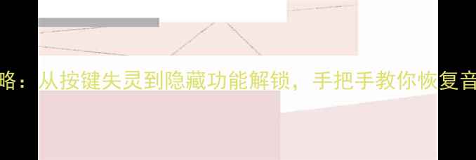 图片 🔥标致307音响解锁全攻略：从按键失灵到隐藏功能解锁，手把手教你恢复音质（附官方认证步骤）2