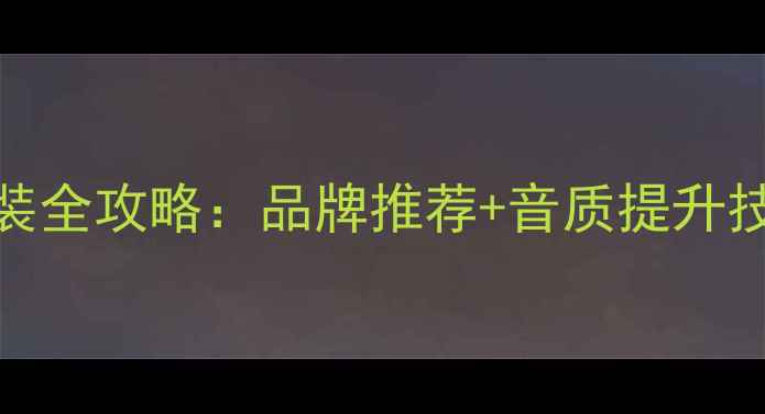 图片 🔥汽车音响改装全攻略：品牌推荐+音质提升技巧+避坑指南2