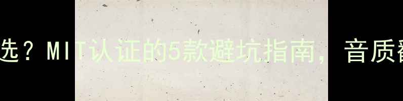 图片 🔥监听音箱线怎么选？MIT认证的5款避坑指南，音质翻倍的秘密在这！2