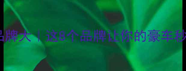 图片 🔥途锐音响改装品牌大｜这8个品牌让你的豪车秒变移动音乐厅🎶2