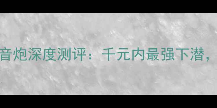 图片 🔥黑科技GT5-12低音炮深度测评：千元内最强下潜，Bass党必入神器！