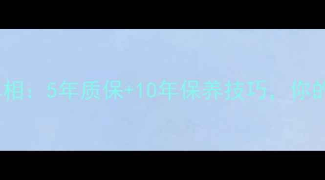 图片 🔧先锋功放使用寿命真相：5年质保+10年保养技巧，你的设备如何延长寿命？1